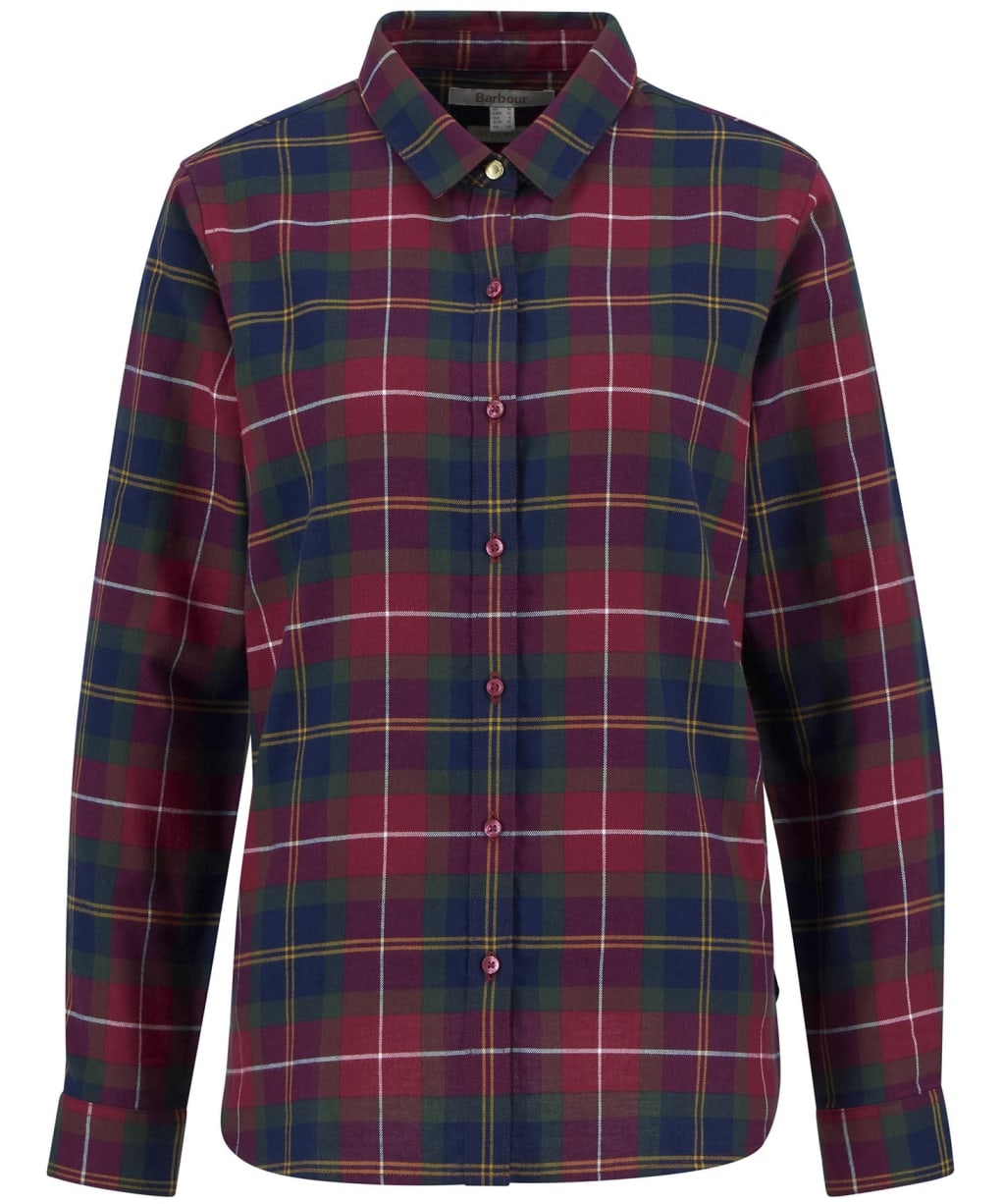 Women's Barbour Glades Check Shirt - Winterberry Tartan