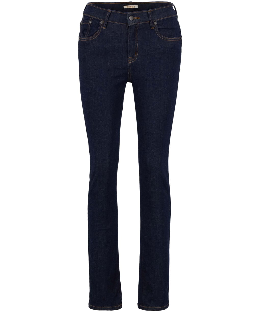 Women's Barbour Essential Slim Jeans - Rinse Wash Denim
