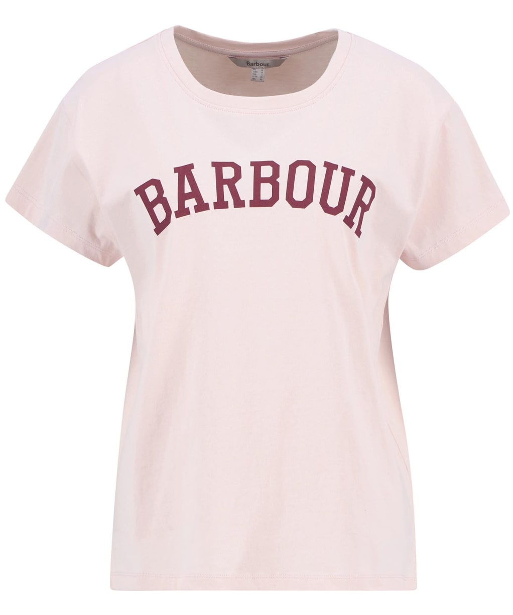 Women's Barbour Northumberland Classic T-Shirt - Pink Blush