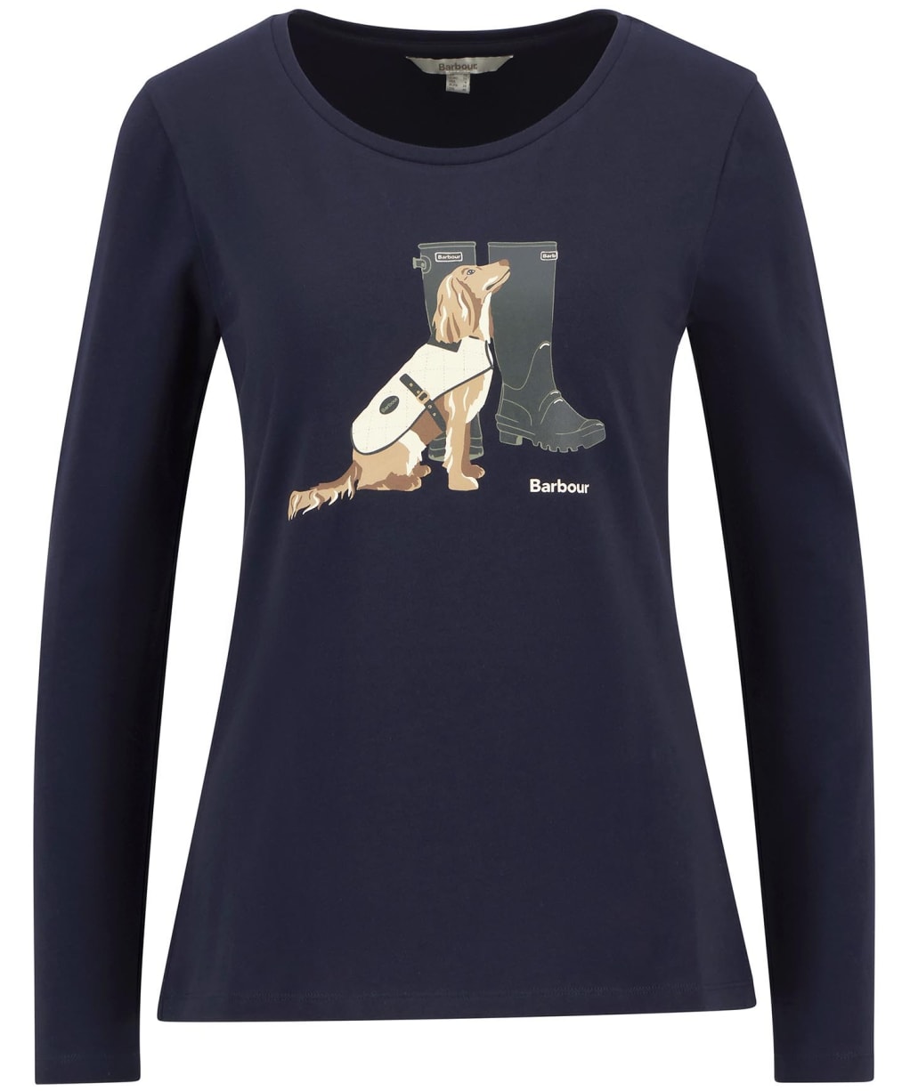 Women's Barbour Hedley Long Sleeve T-Shirt - Navy