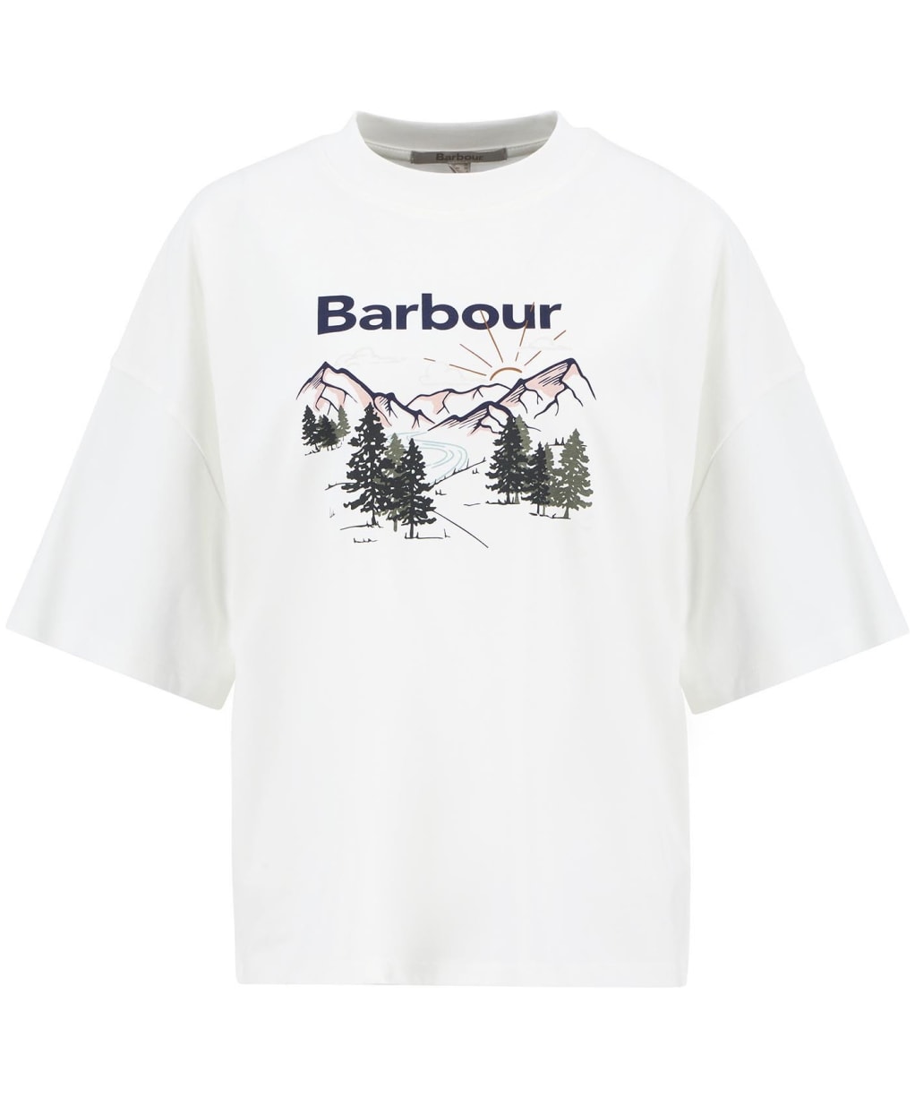 Women's Barbour Harper T-Shirt - Cloud