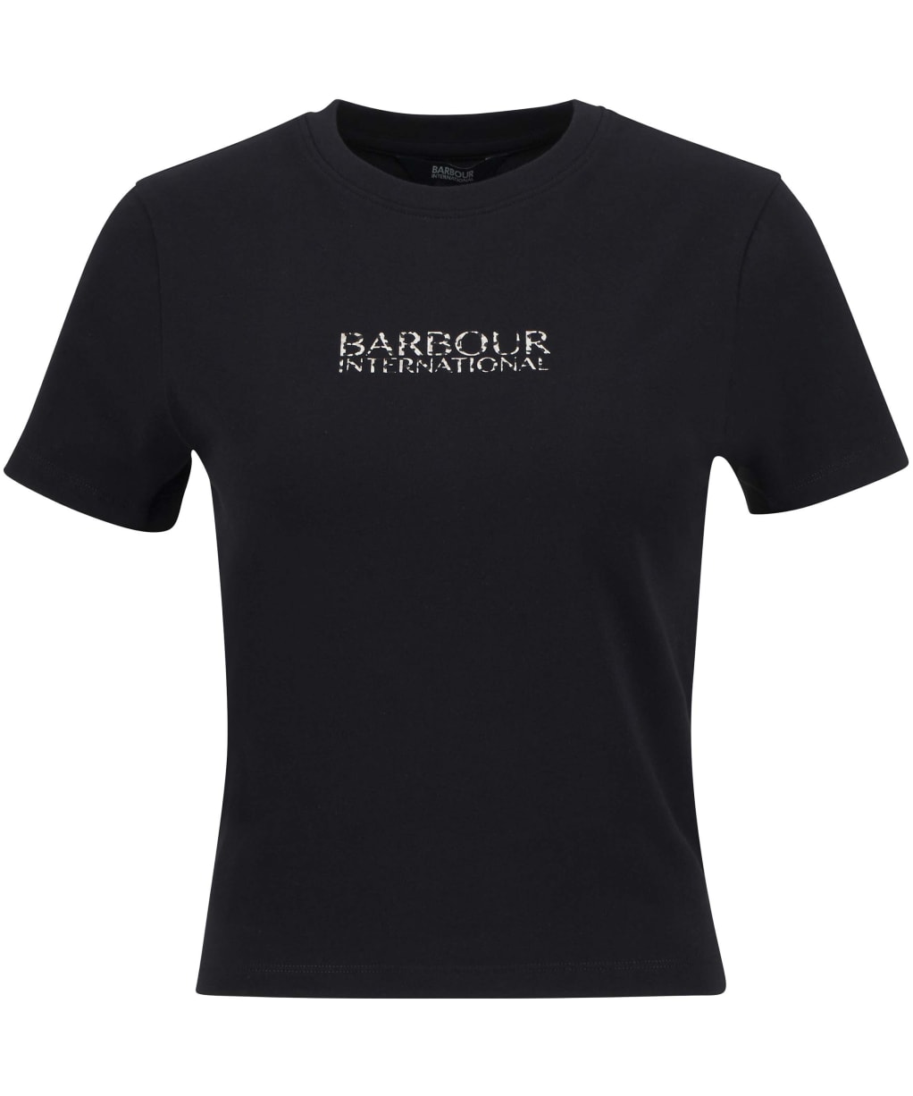 Women's Barbour International Harley T-Shirt - Black