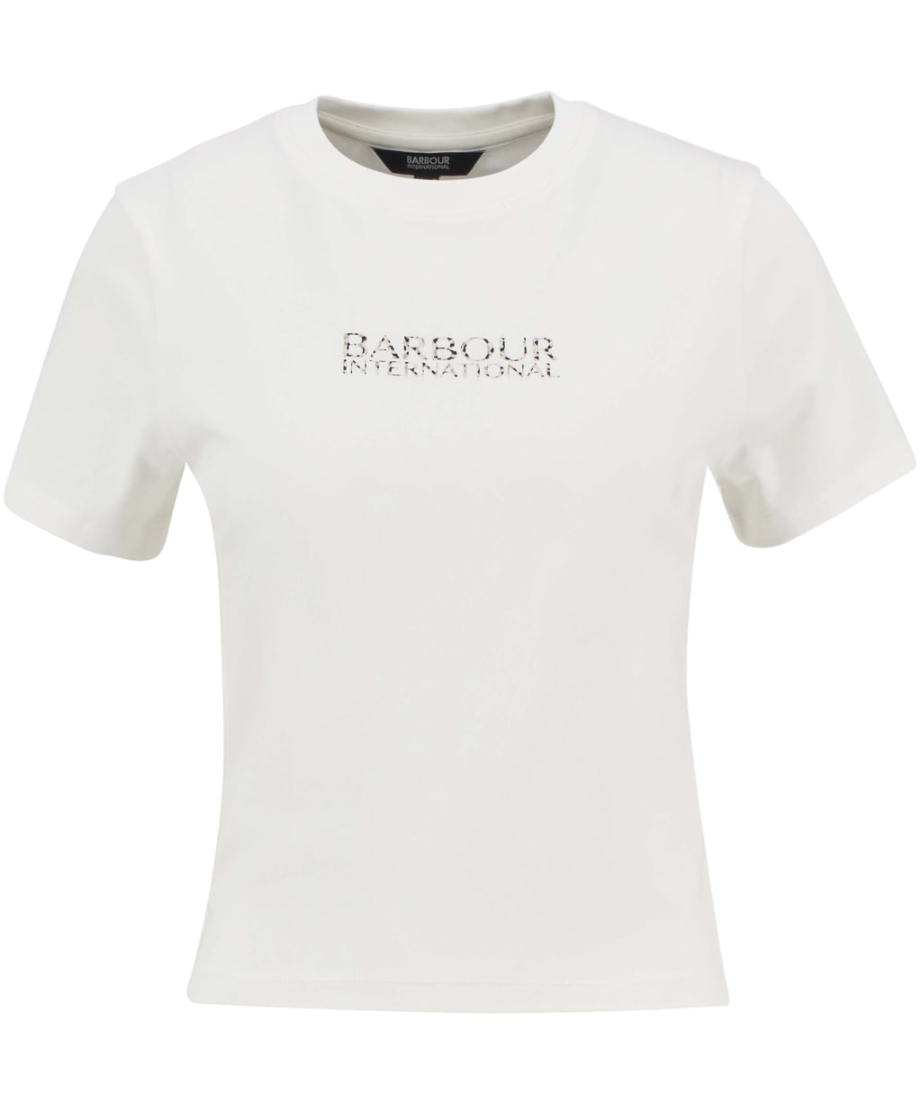 Women's Barbour International Harley T-Shirt - Off White