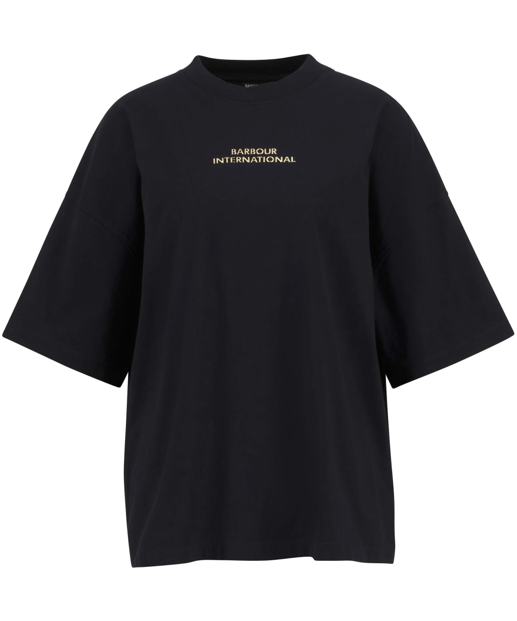 Women's Barbour International Kaia T-Shirt - Black