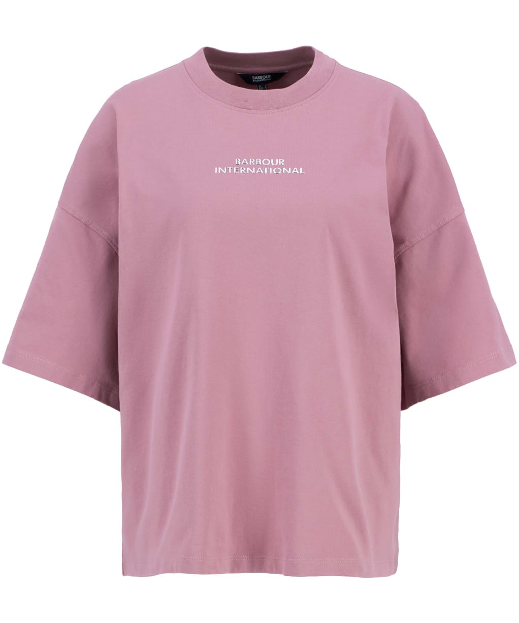 Women's Barbour International Kaia T-Shirt - RAPSBERRY