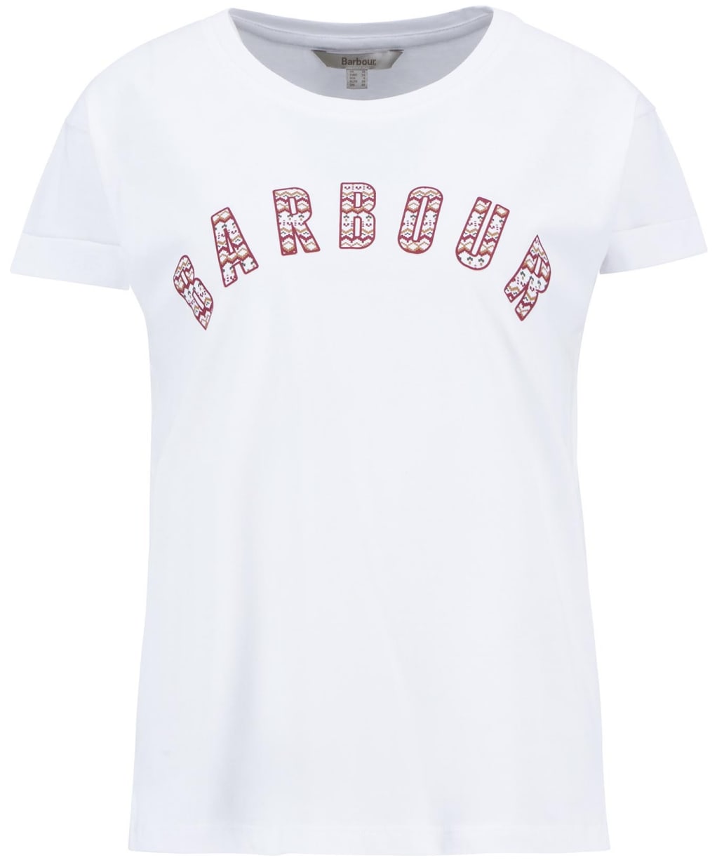 Women's Barbour Kingsford T-Shirt - White