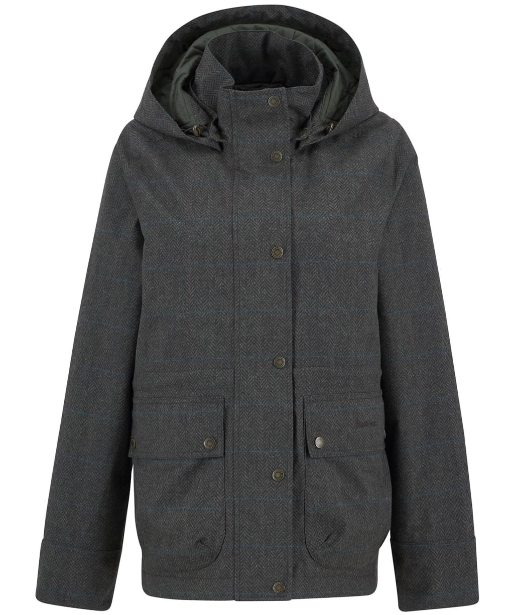 Women's Barbour Dixon Waterproof Jacket - GARDENIA TWEED