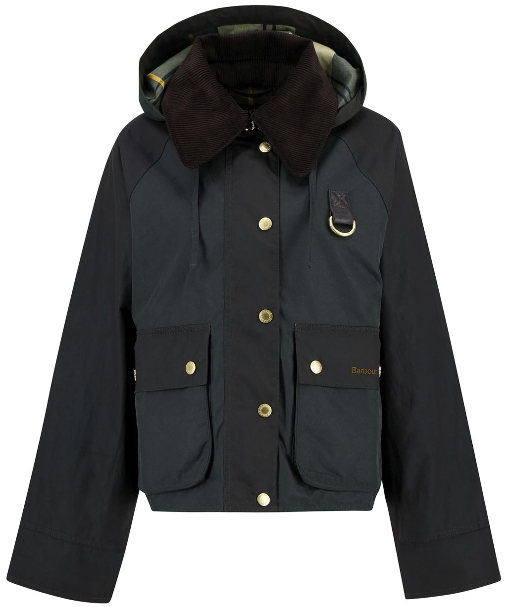 Women's Barbour Reighton Waxed Jacket - SAGE/RUSTIC/ANCI
