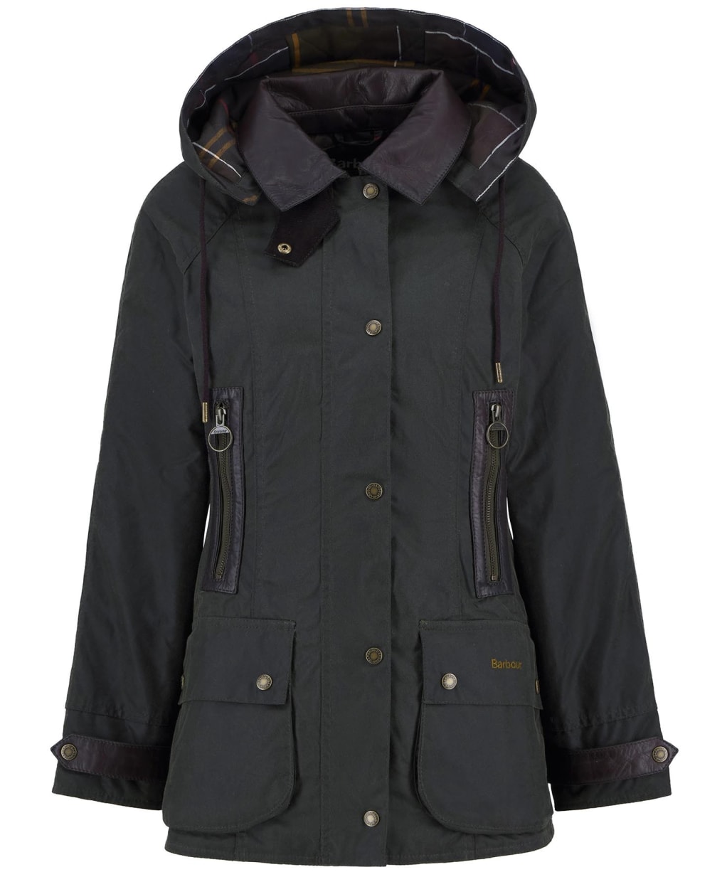 Women's Barbour Ivy Wax Jacket - Fern