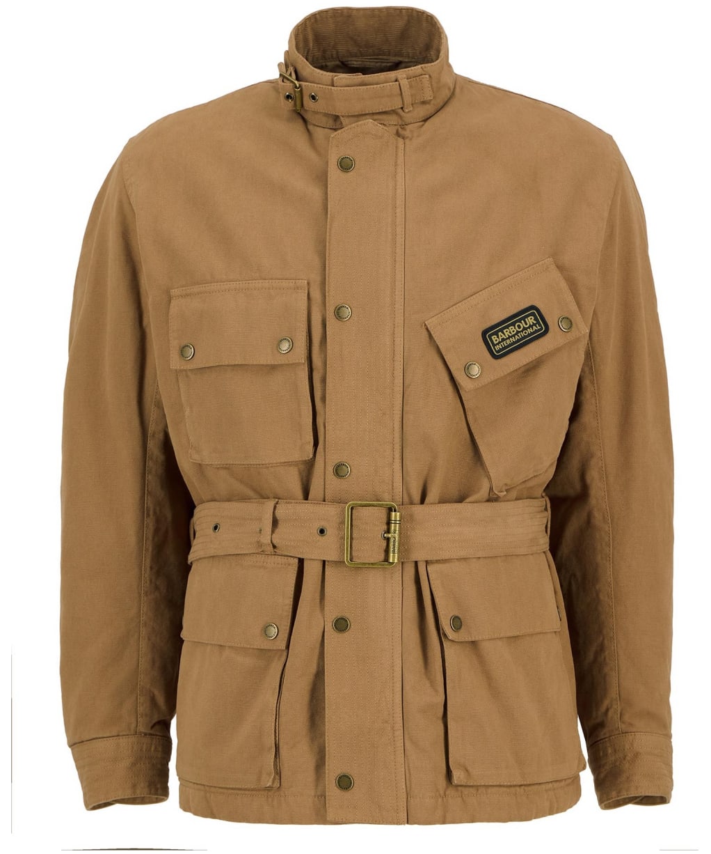 Men's Barbour International Washed Casual A7 Jacket - Sandstone