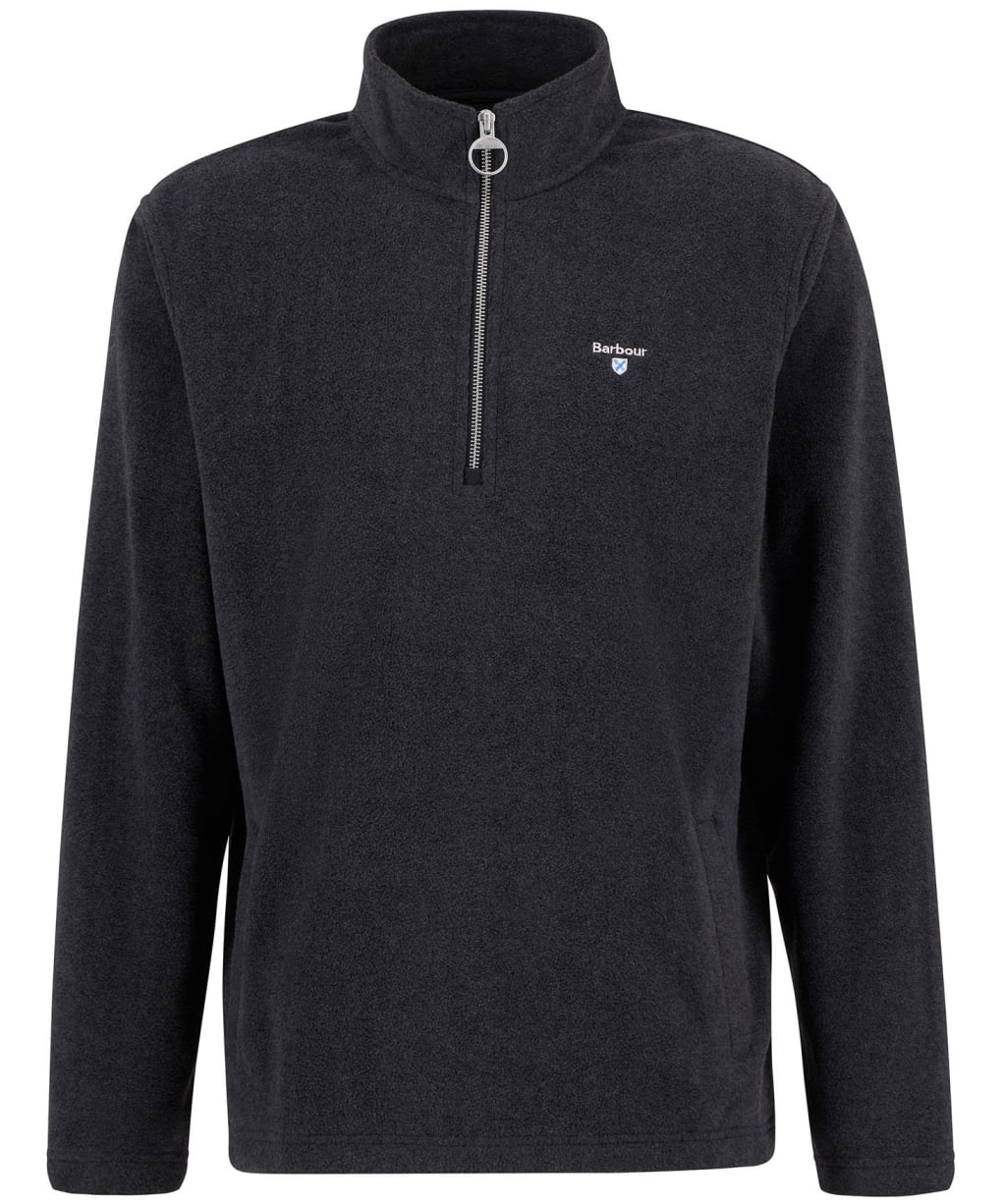 Men's Barbour Essentials Half Zip Fleece - Charcoal Marl