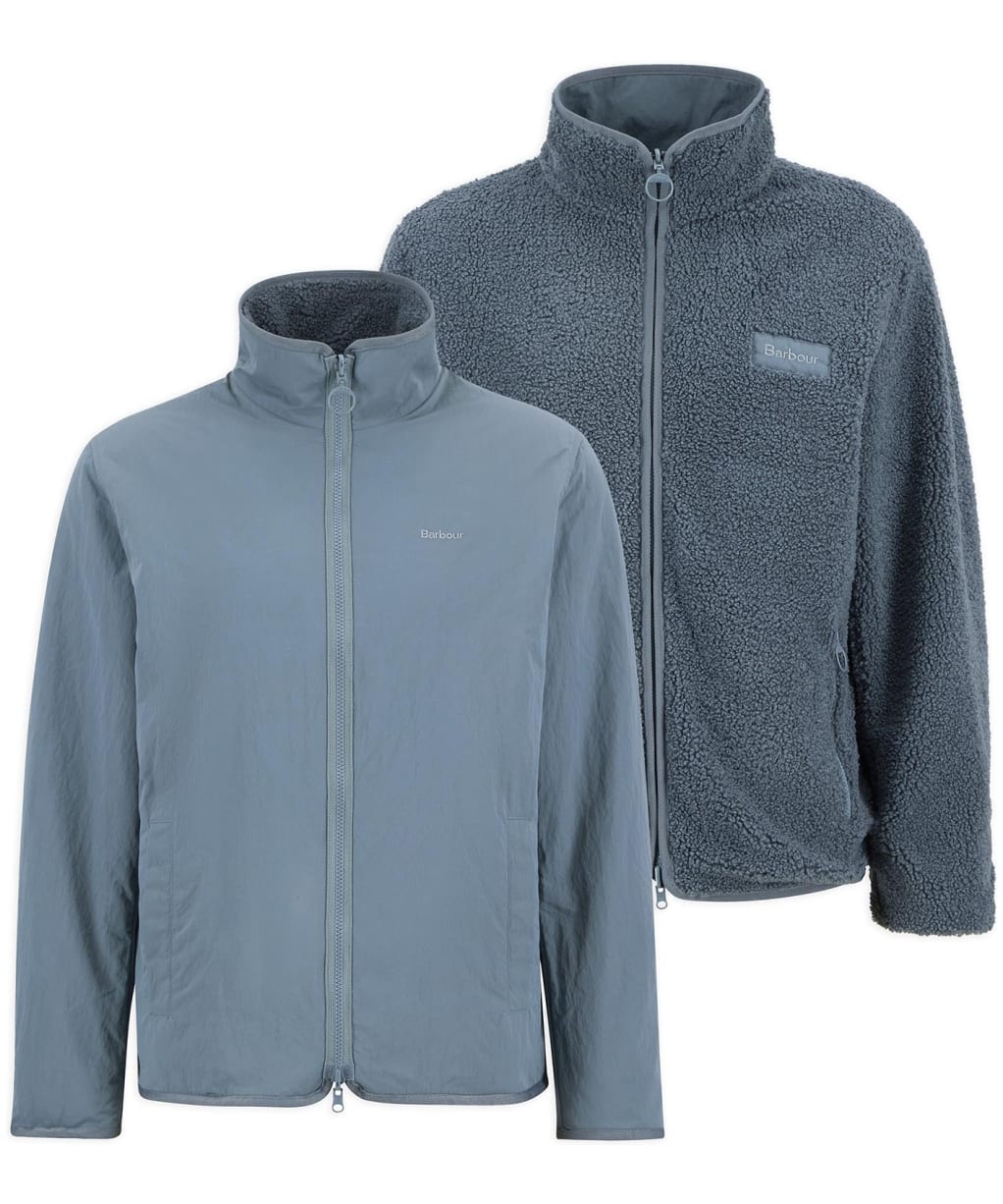 Men's Barbour Reversible Fleece Jacket - Bluestone