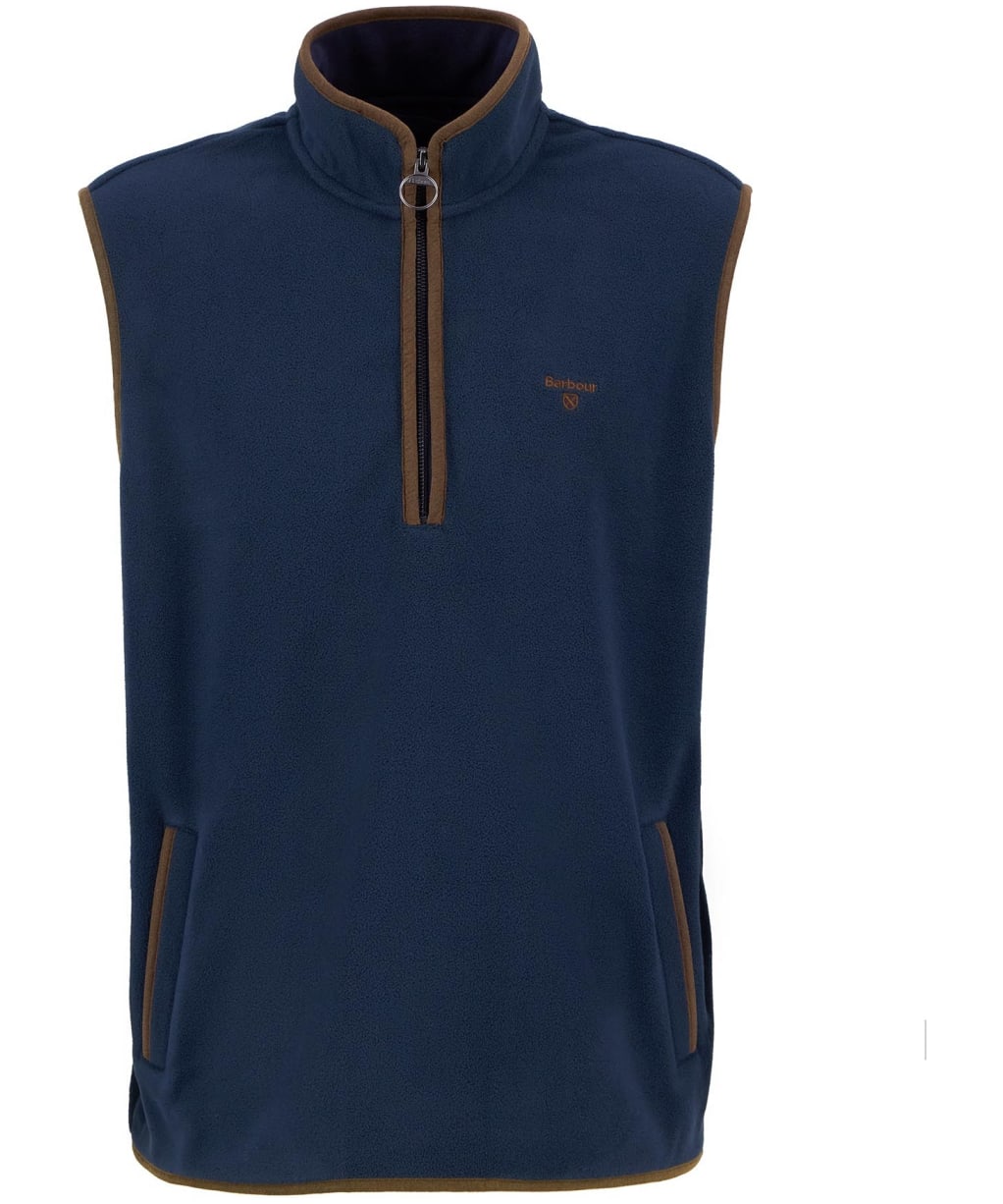Men's Barbour Harwood Gilet Fleece - Navy