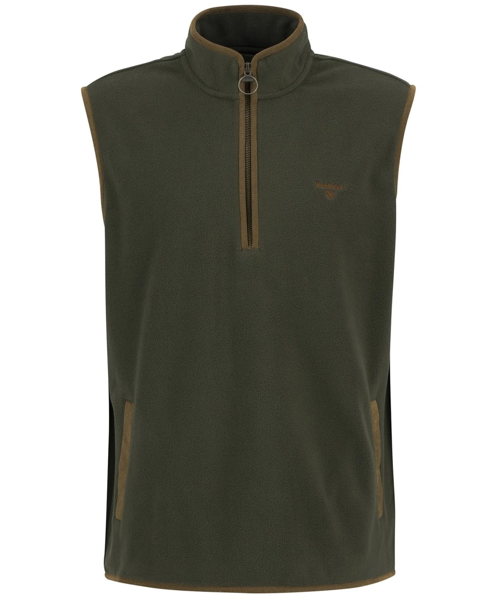 Men's Barbour Harwood Gilet Fleece - Olive