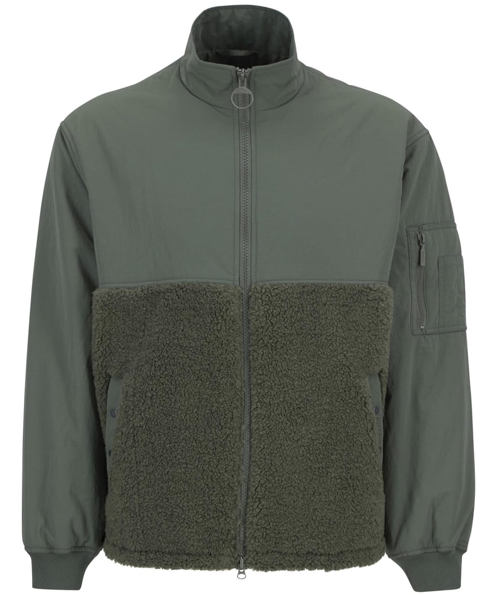 Men's Barbour Reel Hybrid Fleece Jacket - Navy