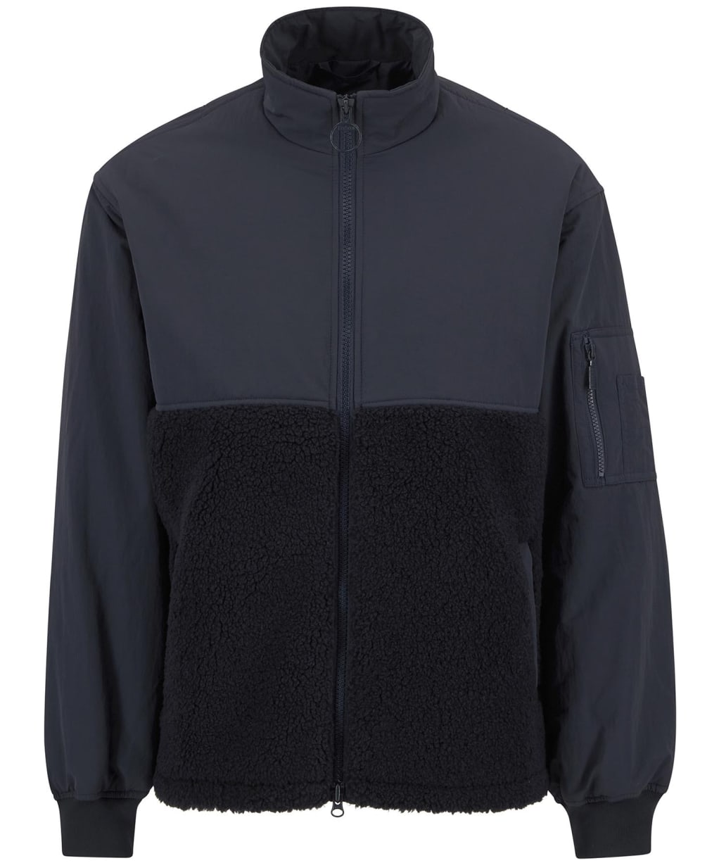 Men's Barbour Reel Hybrid Fleece Jacket - Thyme