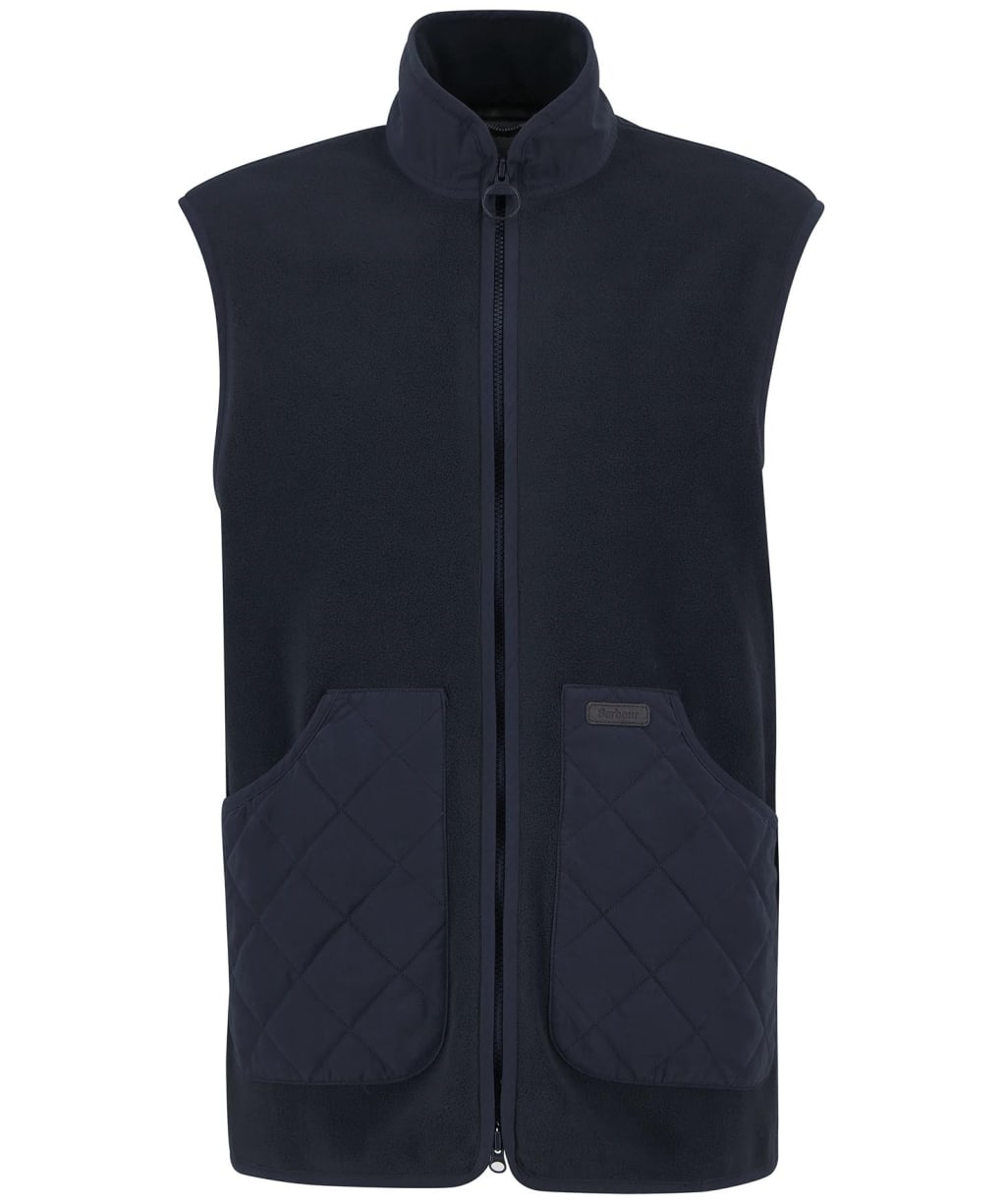 Men's Barbour Lowich Fleece Gilet - Navy
