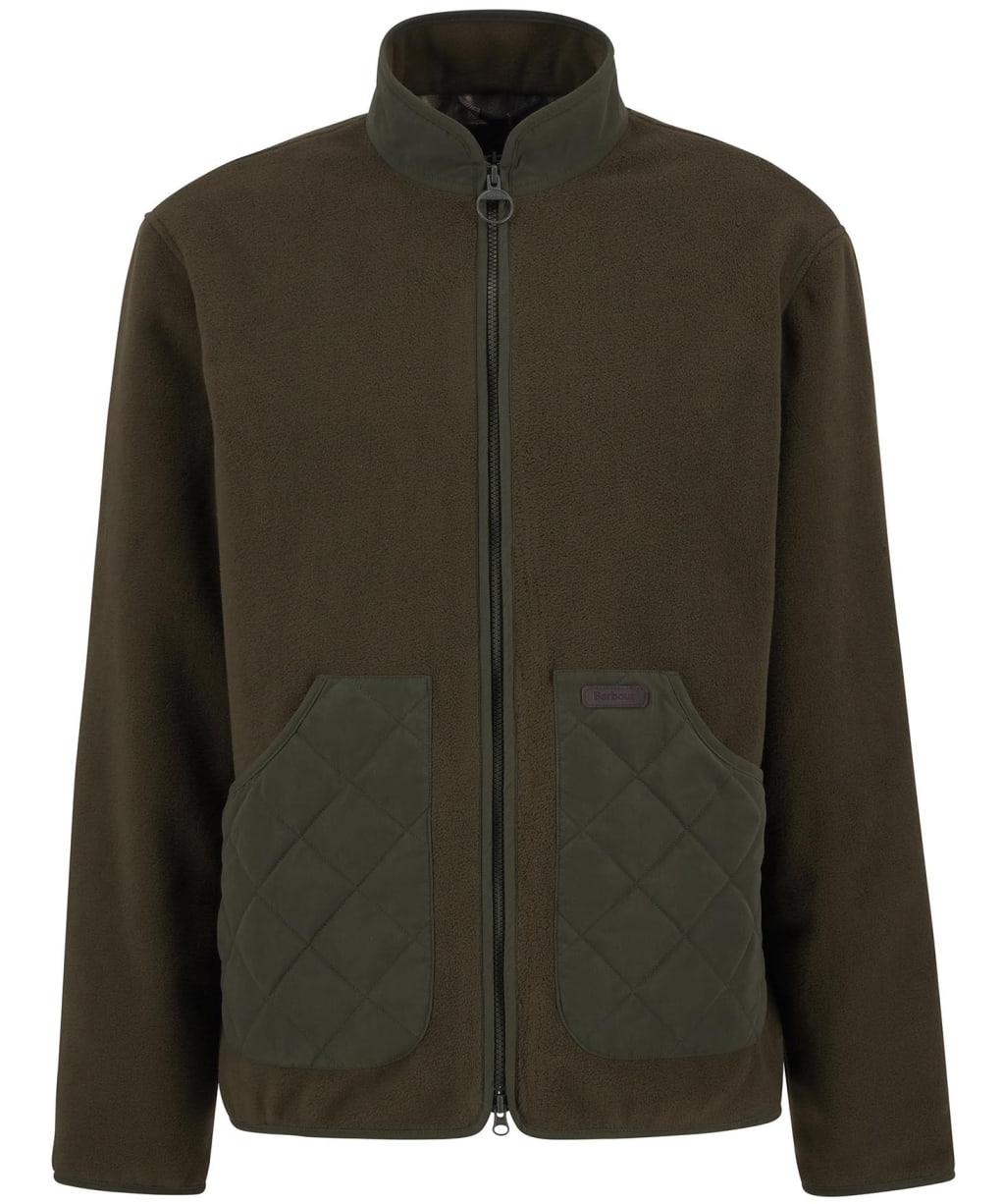 Men's Barbour Lowich Fleece Jacket - Olive