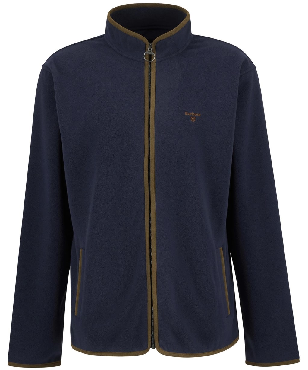 Men's Barbour Harwood Zip Through Fleece - Navy
