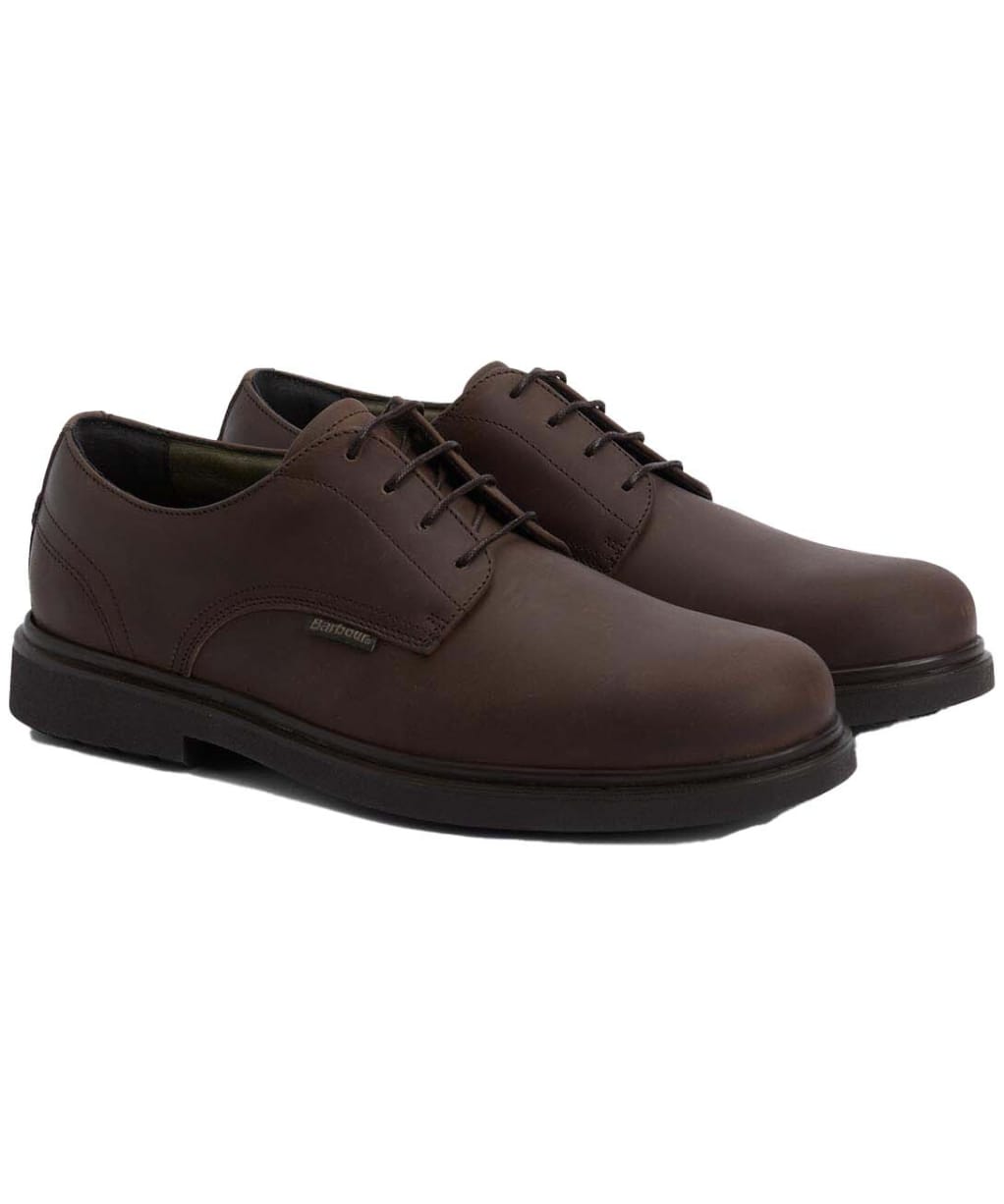 Men's Barbour Carthy Derby Shoes - Dark Brown