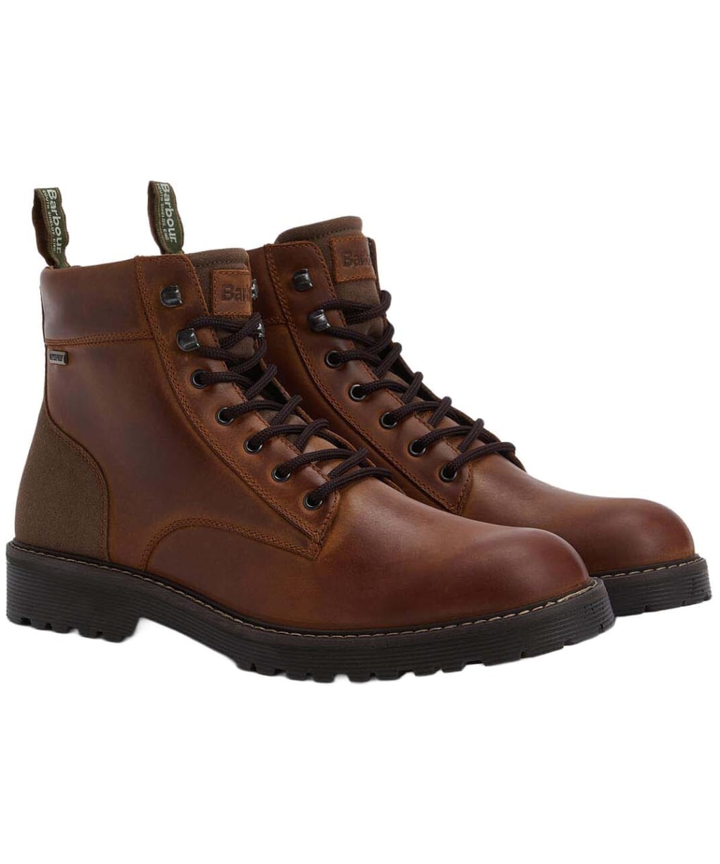 Men's Barbour Harrison Waterproof Boots - Dark Brown