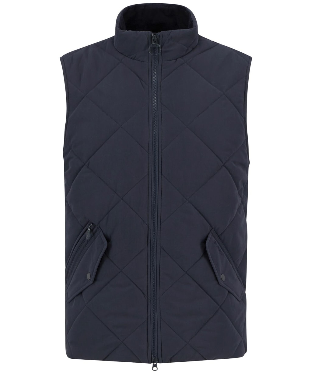 Men's Barbour City Chelsea Quilted Gilet - DARK NAVY/MIDNIG