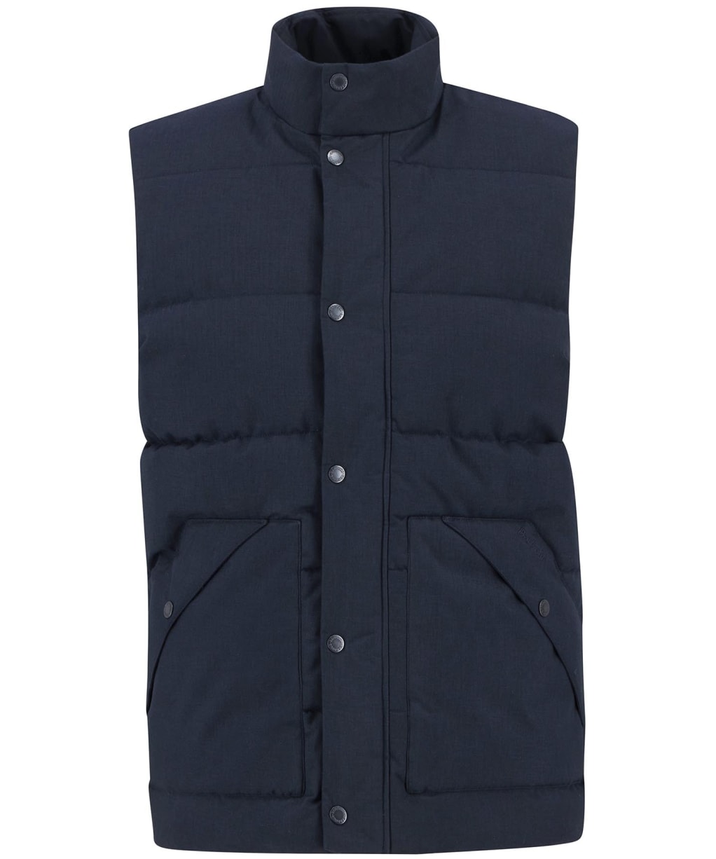 Men's Barbour Brampton Puffer Gilet - DARK NAVY/MIDNIG