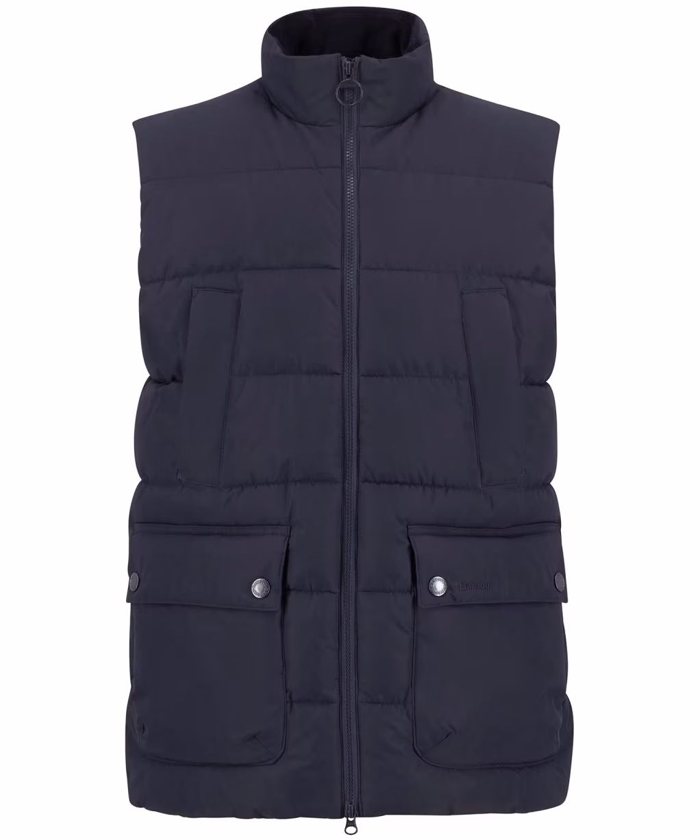 Men's Barbour Bedale Puffer Gilet - Dark Navy