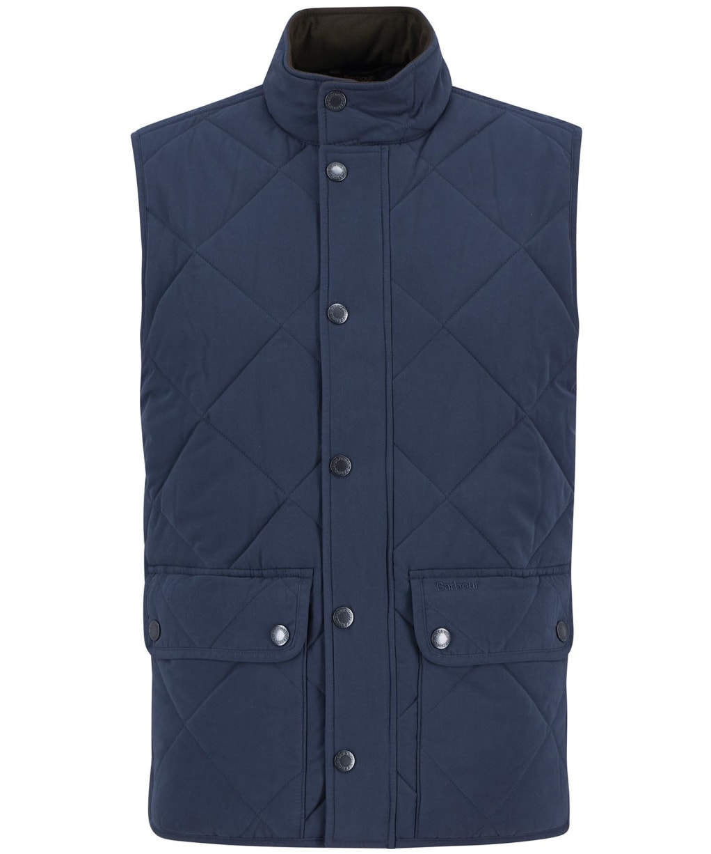 Men's Barbour Winter Lowerdale Quilted Gilet - Navy