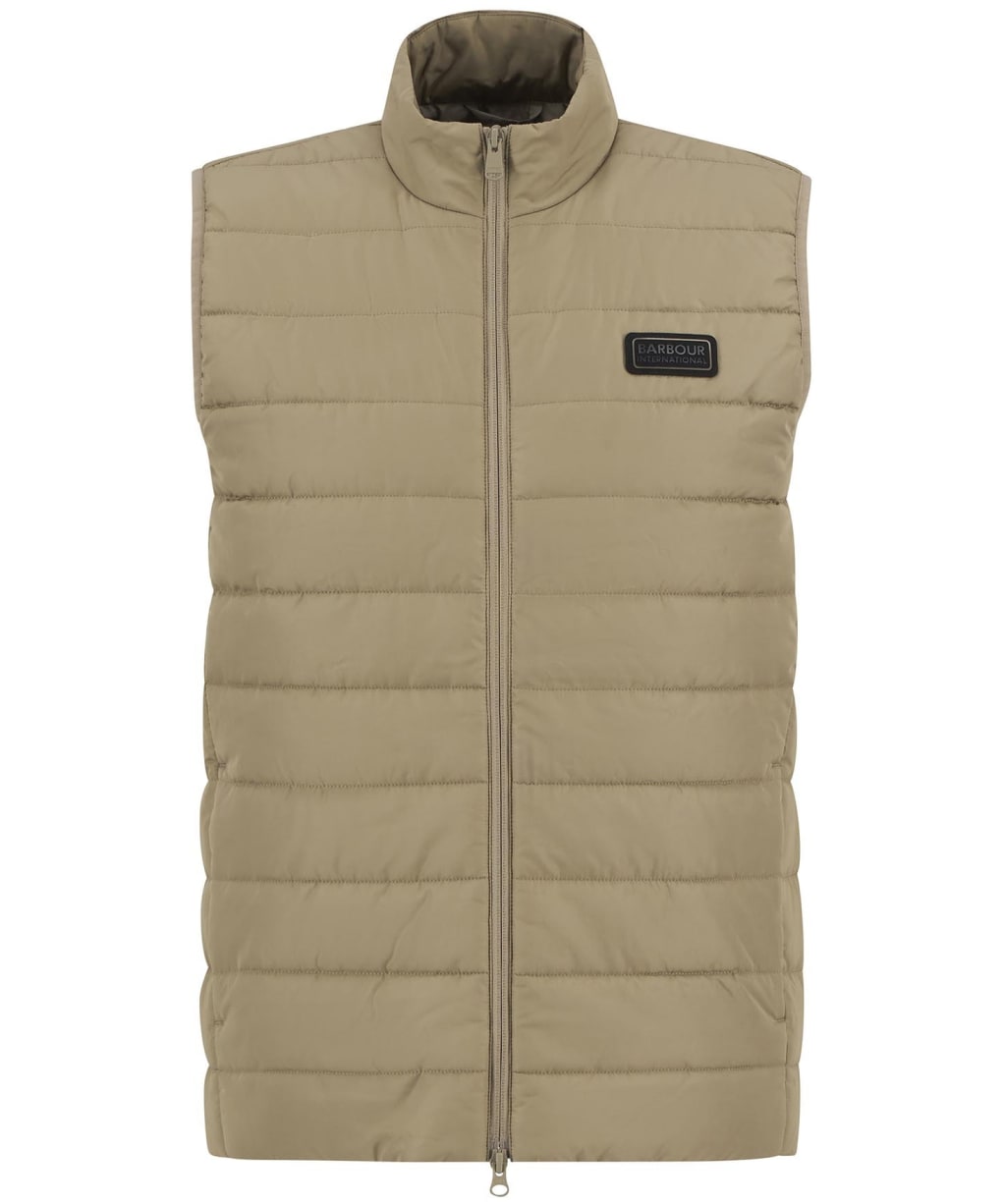 Men's Barbour International Aldon Quilted Gilet - Brindle