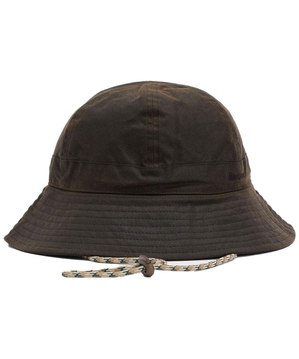 Men's Barbour Transport Wax 6 Panel Hat - Olive