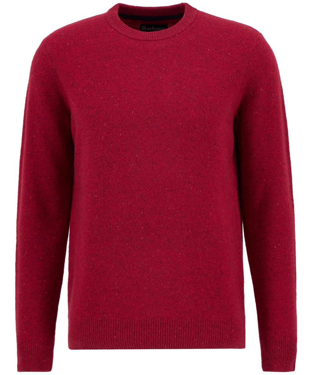 Men's Barbour Tainsbury Crew Neck Sweater - Red