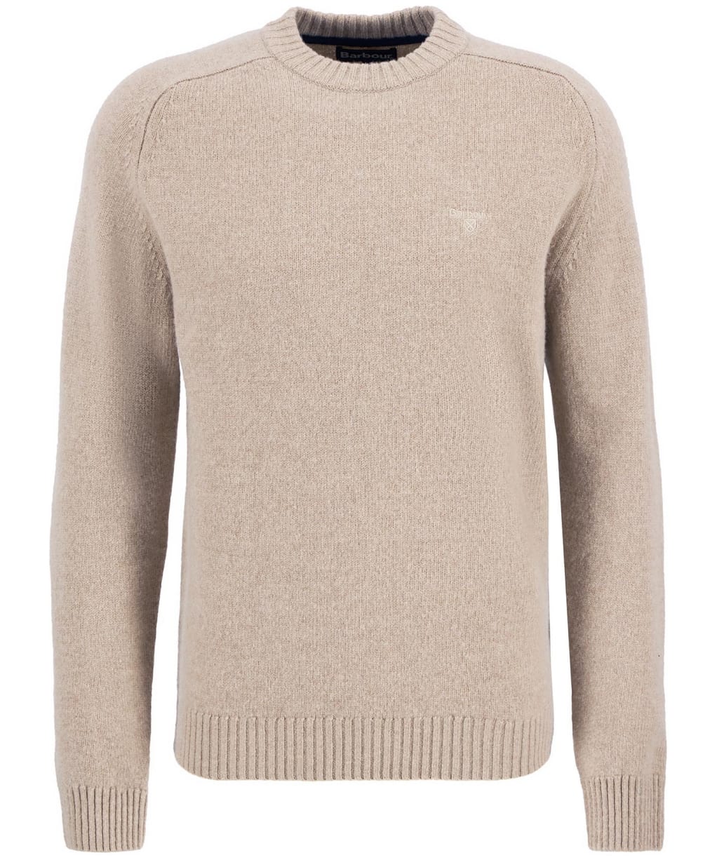 Men's Barbour Grangetown Crew Neck Sweater - Washed Stone