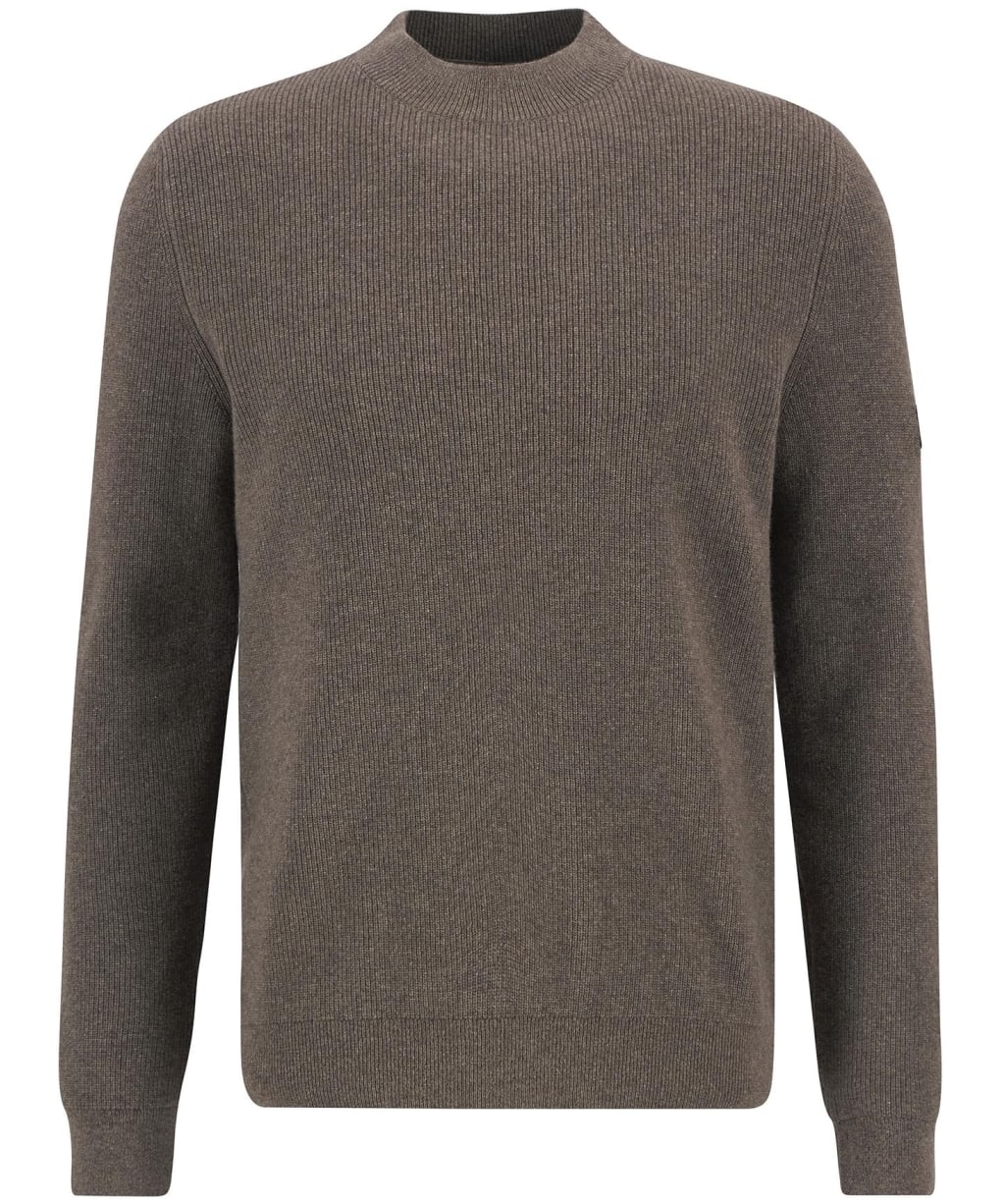 Men's Barbour International Crawley Crew Neck Jumper - Brindle