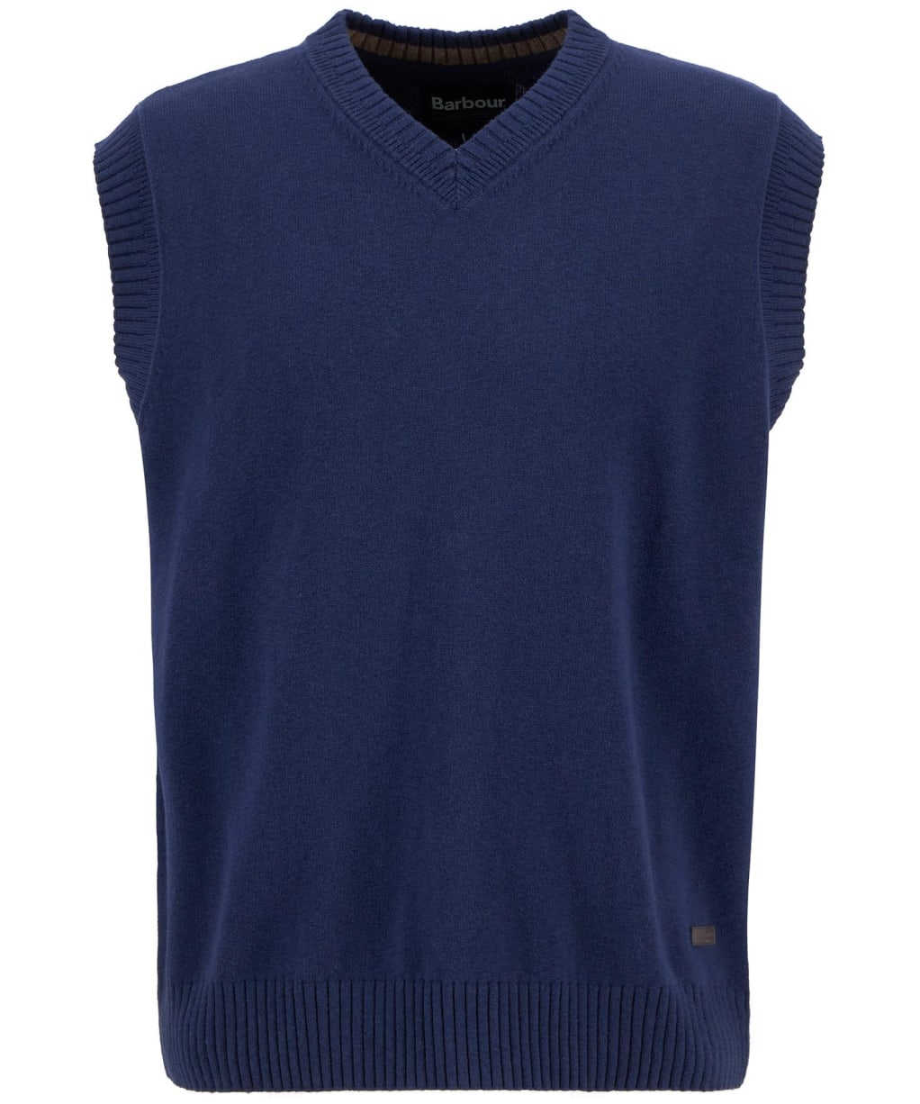 Men's Barbour Kelson Knitted Vest - Navy