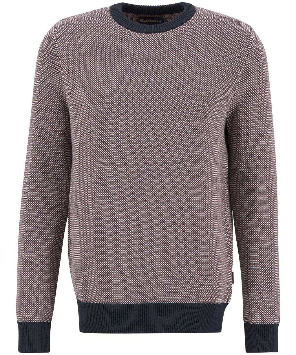 Men's Barbour Wells Crew Neck Sweater - Navy