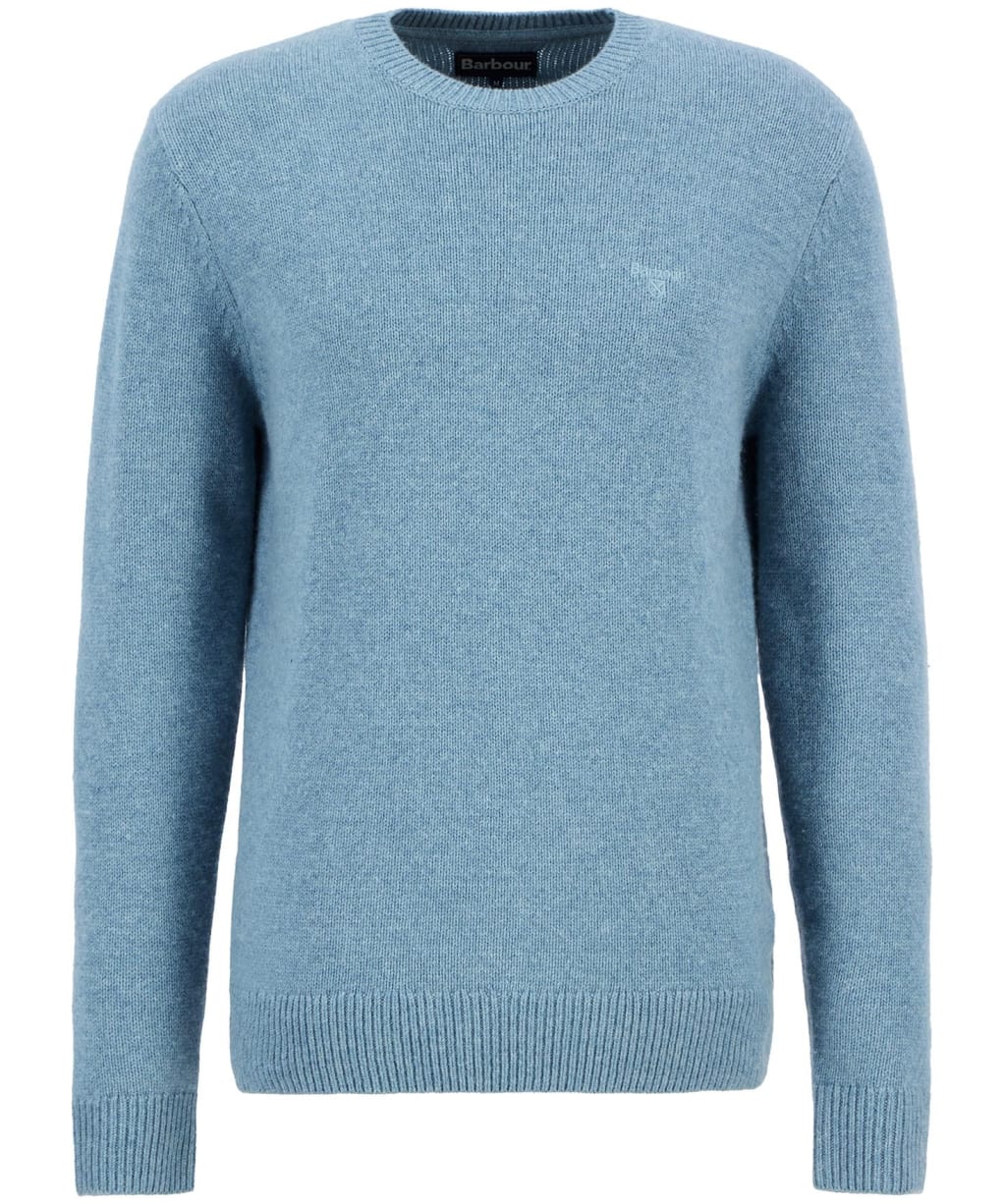 Men's Barbour Covent Crew Neck Jumper - Bluestone