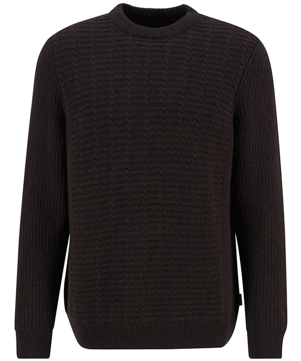 Men's Barbour Cleveland Crew Neck Sweater - Dark Oak