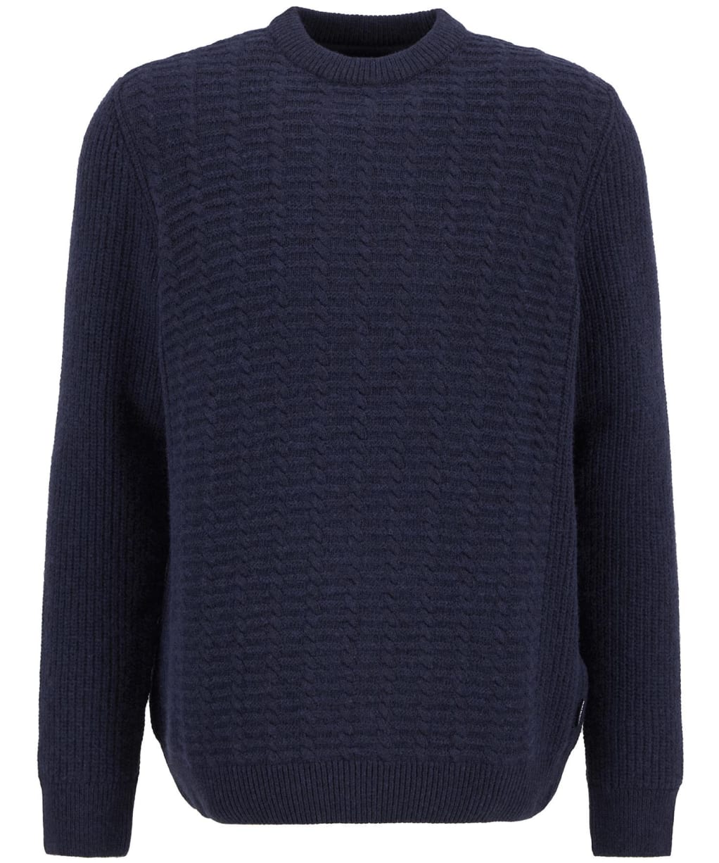 Men's Barbour Cleveland Crew Neck Sweater - Navy