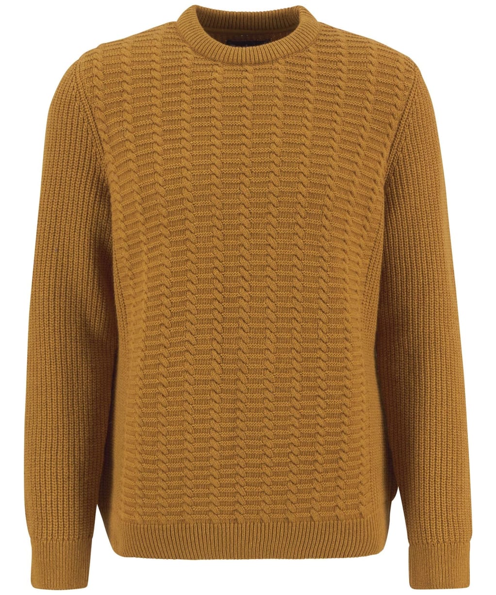 Men's Barbour Cleveland Crew Neck Sweater - Copper