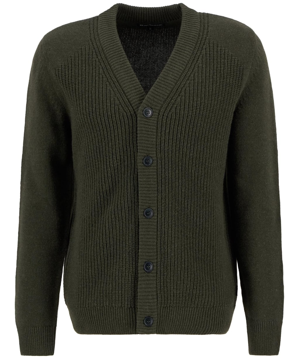 Men's Barbour Mainland Knitted Cardigan - Olive