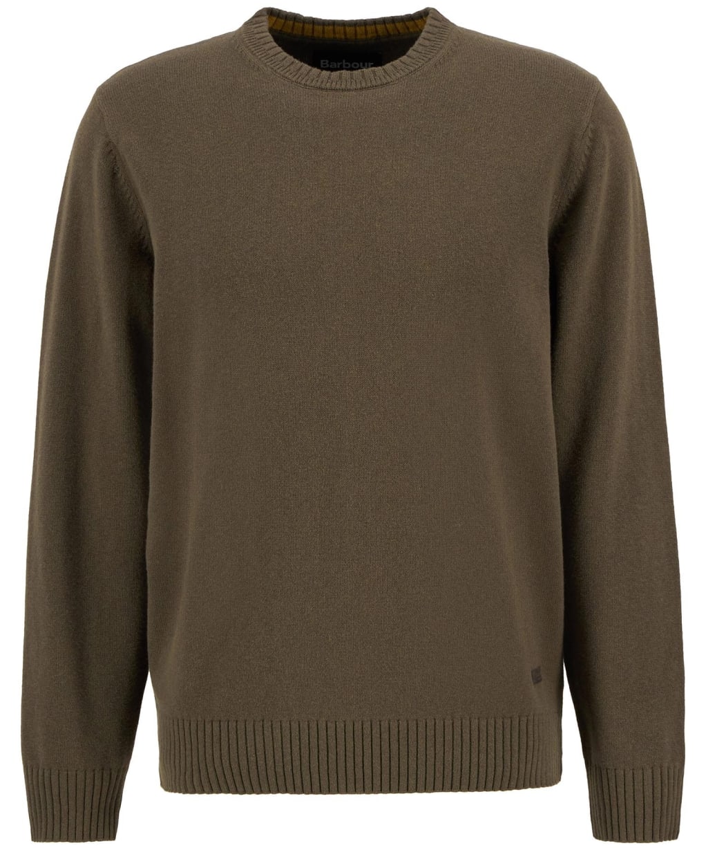 Men's Barbour Kelson Crew Neck Sweater - Olive
