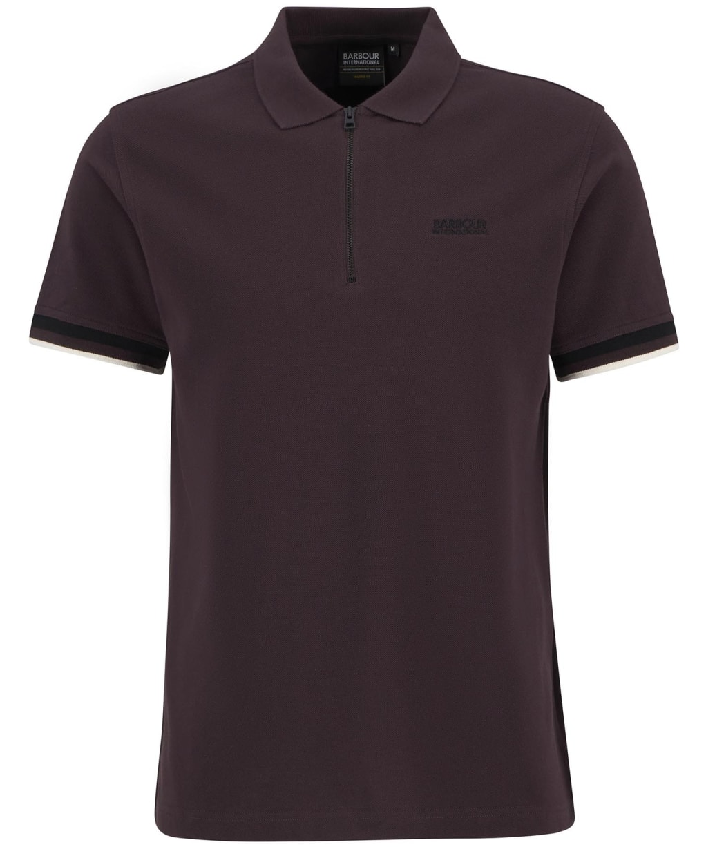 Men's Barbour International Buxton Polo Shirt - Java Red