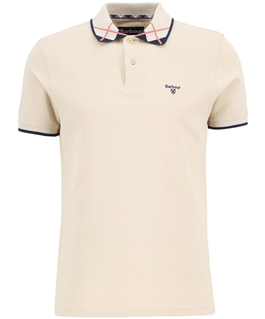 Men's Barbour Brodie Tailored Polo Shirt - Mist