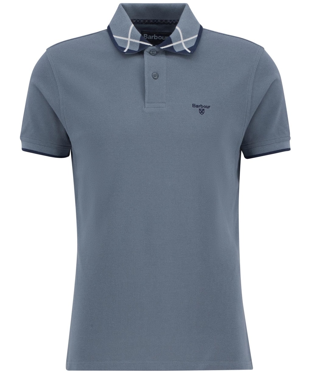 Men's Barbour Brodie Tailored Polo Shirt - Bluestone
