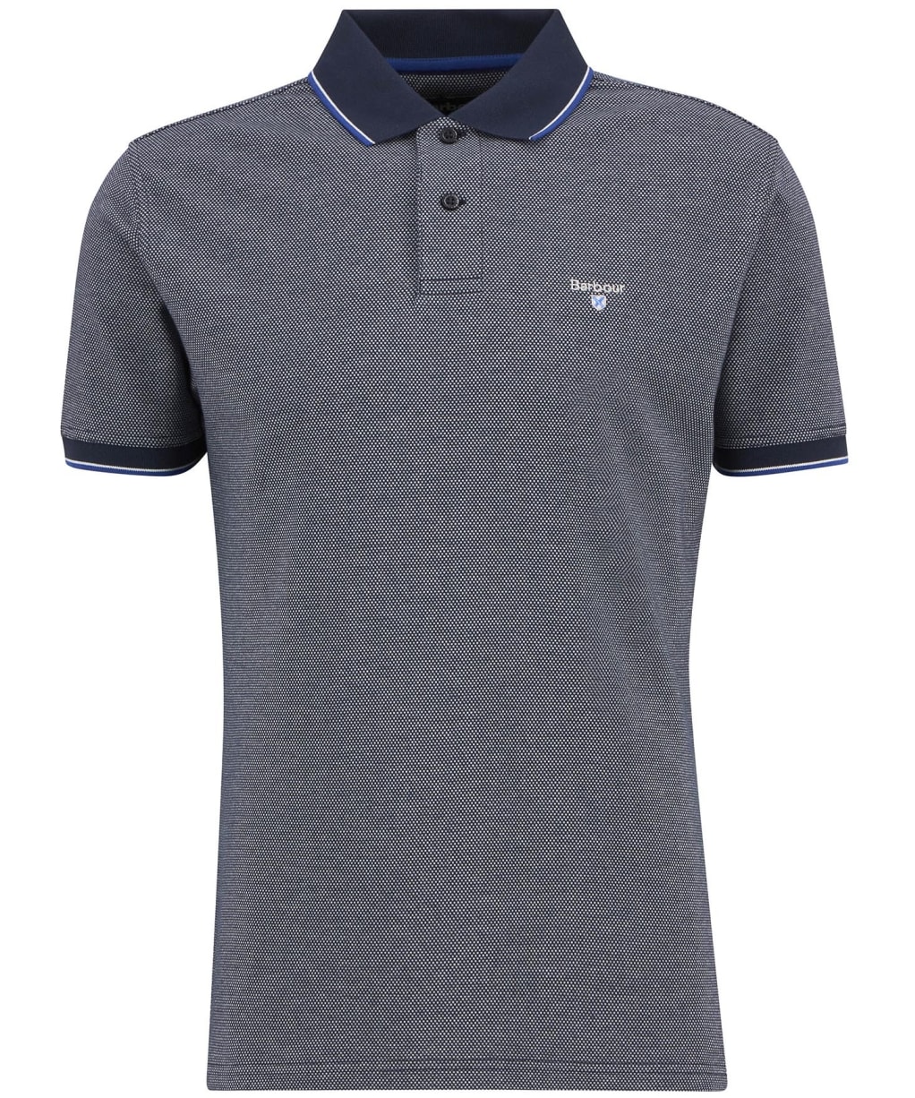 Men's Barbour Hanswell Tailored Polo Shirt - Navy