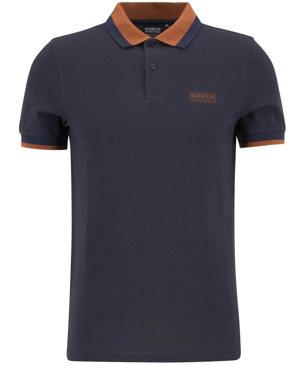 Men's Barbour International Amped Polo Shirt - Dark Navy