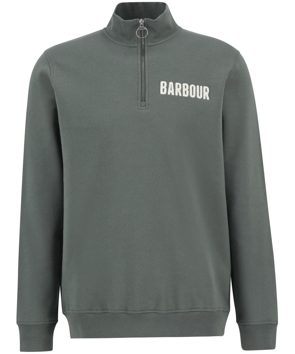 Men's Barbour Cotes Half Zip Sweatshirt - Thyme