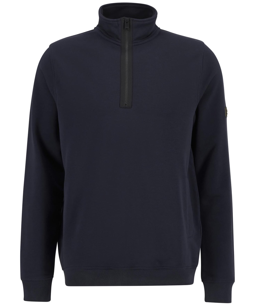 Men's Barbour International Outline Funnel Neck Sweatshirt - Dark Navy