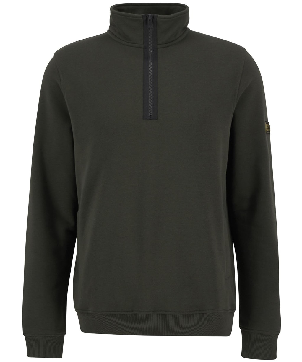 Men's Barbour International Outline Funnel Neck Sweatshirt - Sage
